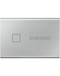 500GB (USB3.2/Type-C) Samsung Portable SSD T7 Touch, FP ID, Silver