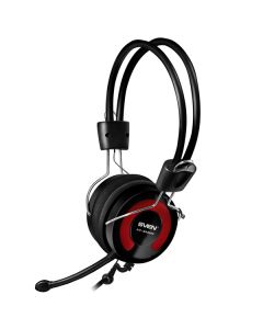Headset SVEN AP-545MV with Microphone, Black-red