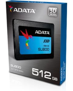 2.5" SATA SSD  512GB  ADATA Ultimate SU800