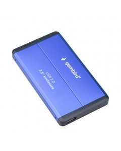 2.5" SATA HDD External Case (USB 3.0),  Black, Gembird "EE2-U3S-2"-Blue
