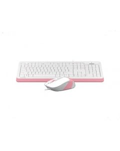 Keyboard & Mouse A4Tech F1010-Pink