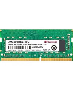 16GB DDR4-  3200MHz  SODIMM  Transcend PC25600, CL22, 260pin DIMM 1.2V