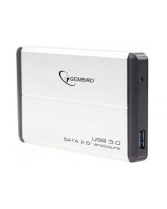 2.5" SATA HDD External Case (USB 3.0),  Black, Gembird "EE2-U3S-2"-Silver