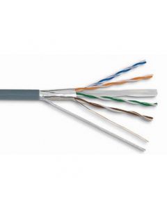 Cable FTP Cat.6, 23awg , CCA, 305M/CTN 4X2X1/0.57
