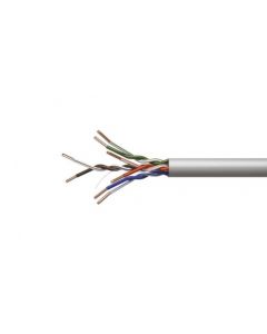 Cable  UTP  Cat.5E, 305m, CCAG, 24awg 4X2X1/0.50, gray color