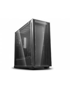 Deepcool MATREXX 70, w/o PSU, 1x120mm fan, 2×USB3.0/1×USB2.0, Tempered Glas, Black