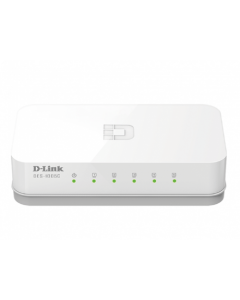 .5-port 10/100Mbps Desktop Switch D-Link "DES-1005C/B1A", Plastic Case