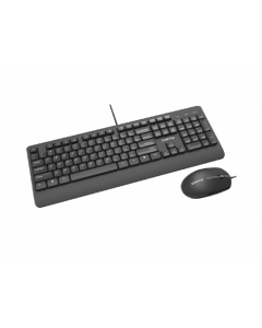 Keyboard & Mouse Canyon SET-14, Slim, 12 multimedia functions, Black