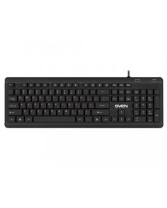 Keyboard SVEN KB-E5700H, Slim, Low-proﬁle keys, Island-style, Fn key, 2xUSB ports, Black, USB
