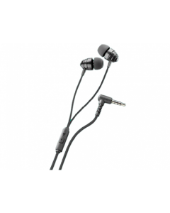 Cellular - Ploos In-ear earphones with mic-Black