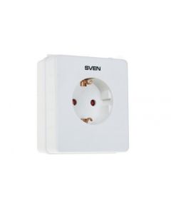 Surge  Protector Sven OVP-15P 1Sockets, White, flame-retardant