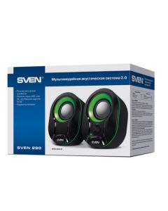 Speakers  SVEN "290" Black/Green