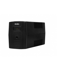 UPS SVEN Pro 600, 600VA/360W, Line Interactive, AVR, LED, 2xShuko Sockets