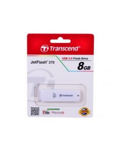 8GB USB2.0 Flash Drive Transcend "JetFlash  370", White