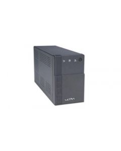 Ultra Power 1000VA/600W, (3 steps of AVR, CPU controlled), USB, 8 Schuko, 2 IEC, plastic case