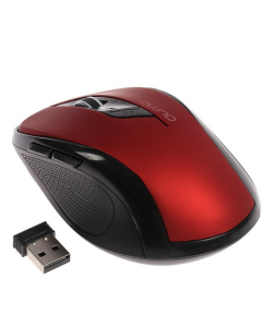 Wireless Mouse Qumo M62, Red
