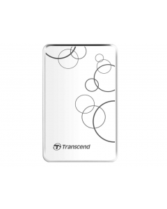 Transcend "StoreJet 25A3", White, Anti-Shock