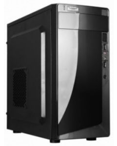 Case mATX 500W HPC D-06, 2xUSB2.0, Black, ATX-500W-12cm