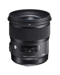 Prime Lens Sigma AF  24mm f/1.4 DG HSM ART F/Canon