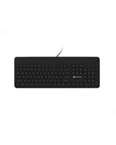 Keyboard Canyon HKB5, Multimedia, Slim, Silent, Backlight, Soft touch, USB, Black